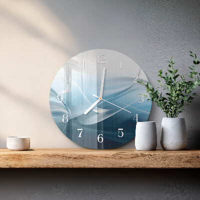 Horloge ronde Abstraction