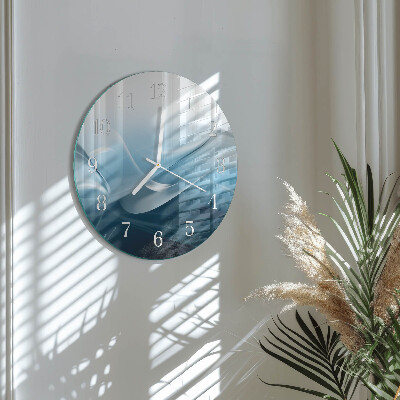 Horloge ronde Abstraction