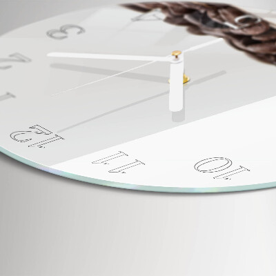 Horloge ronde Café en grains