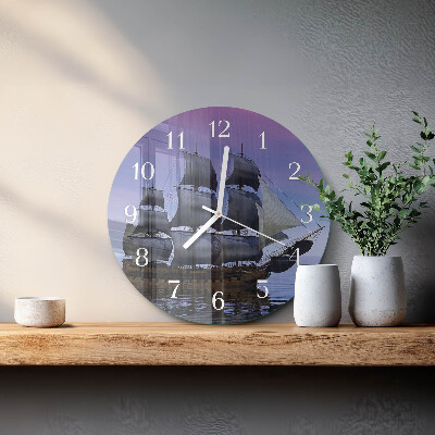 Horloge ronde Voile