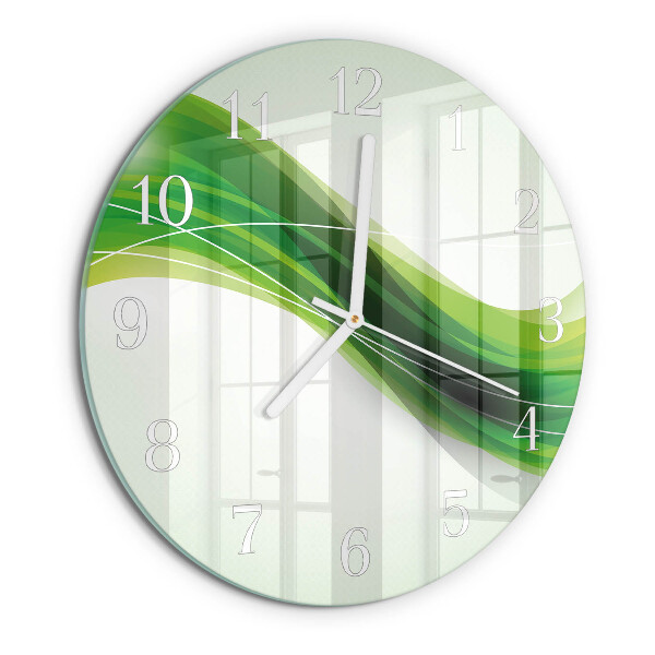 Horloge ronde Abstraction