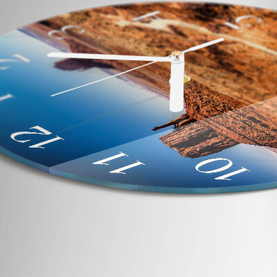 Horloge ronde Désert
