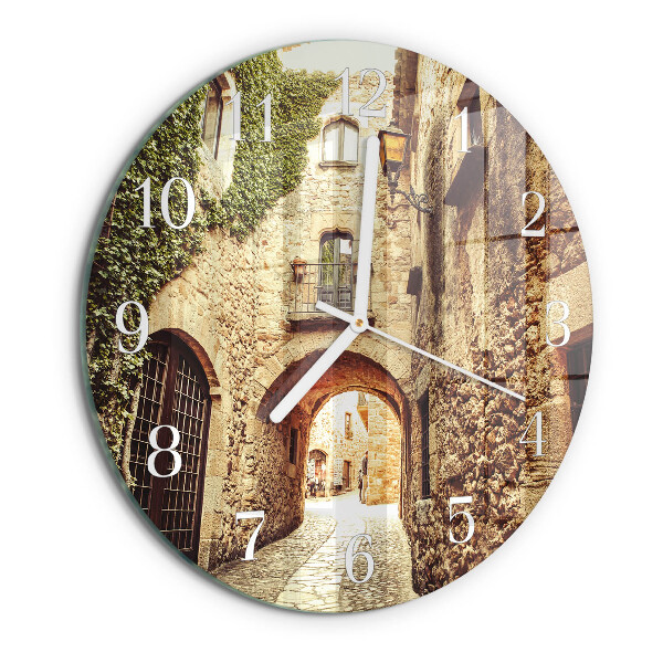 Horloge ronde Rue