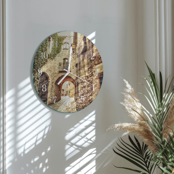Horloge ronde Rue