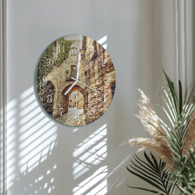 Horloge ronde Rue