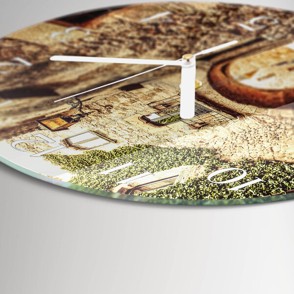 Horloge ronde Rue