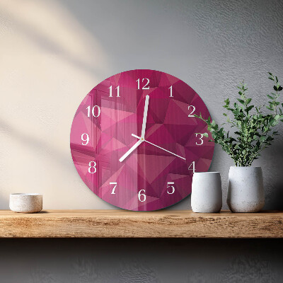 Horloge ronde Abstraction