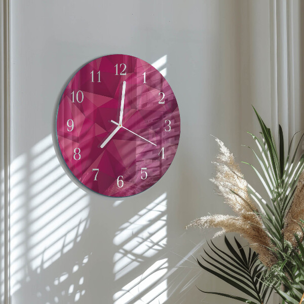 Horloge ronde Abstraction