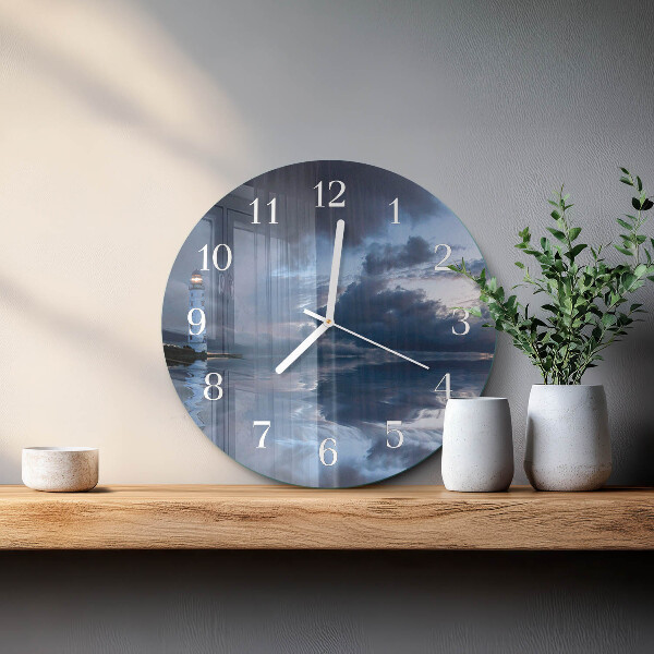 Horloge ronde Phare