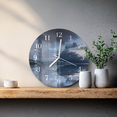 Horloge ronde Phare