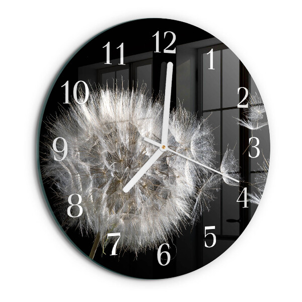 Horloge ronde Pissenlit