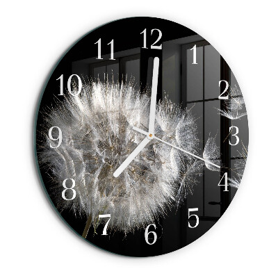 Horloge ronde Pissenlit