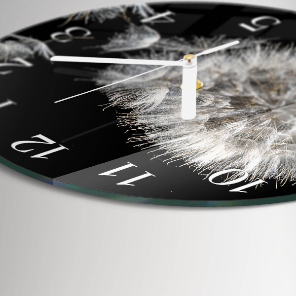 Horloge ronde Pissenlit