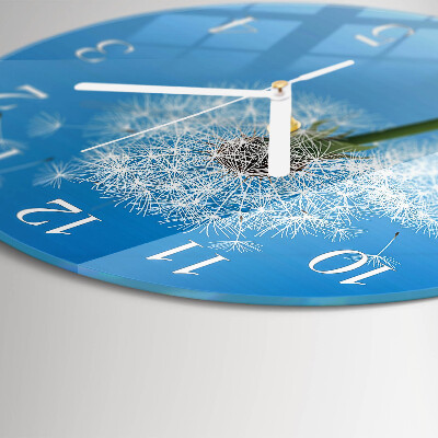 Horloge ronde Pissenlit