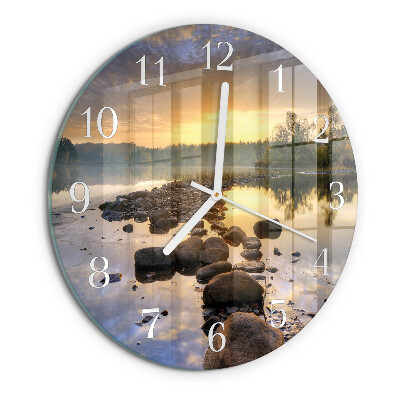 Horloge ronde Lac Natura