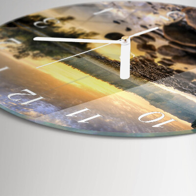 Horloge ronde Lac Natura