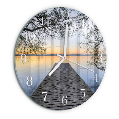 Horloge ronde Crépuscule