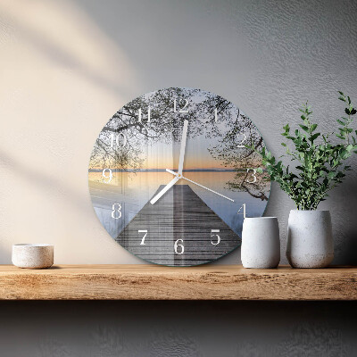 Horloge ronde Crépuscule