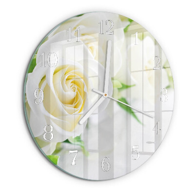 Horloge ronde Roses