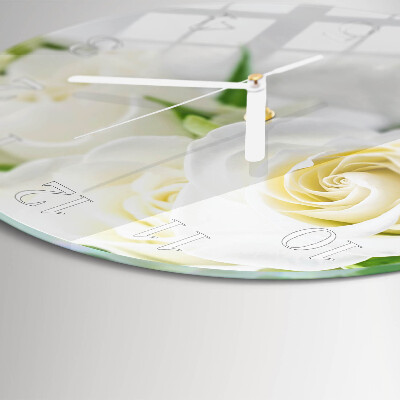 Horloge ronde Roses