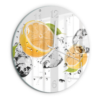 Horloge ronde Citrique