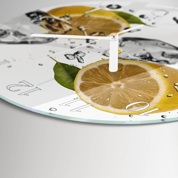 Horloge ronde Citrique