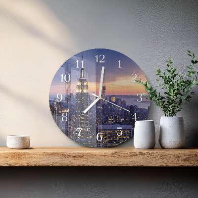 Horloge ronde Ville