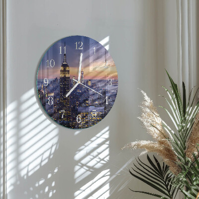 Horloge ronde Ville