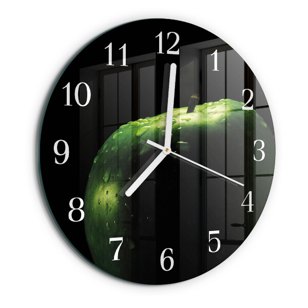 Horloge ronde Pomme