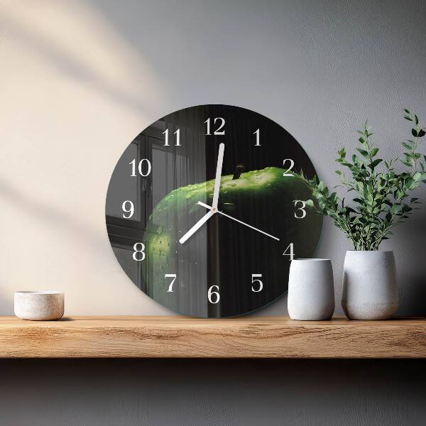 Horloge ronde Pomme