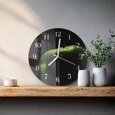 Horloge ronde Pomme