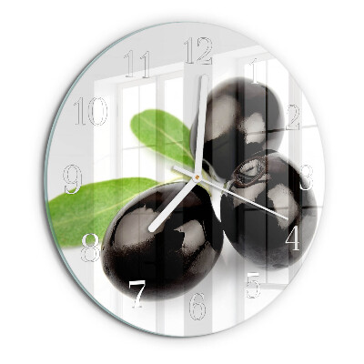 Horloge ronde Olives