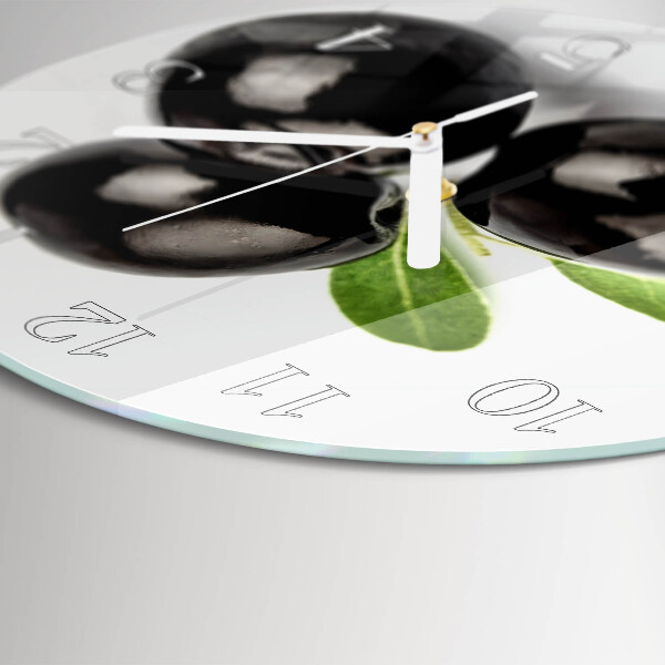 Horloge ronde Olives