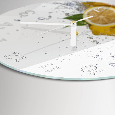 Horloge ronde Citrons