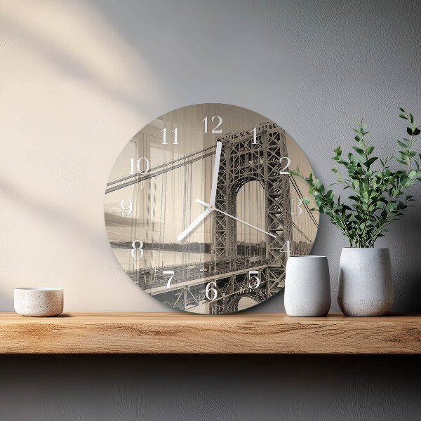 Horloge ronde Golden Gate