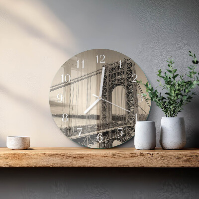 Horloge ronde Golden Gate