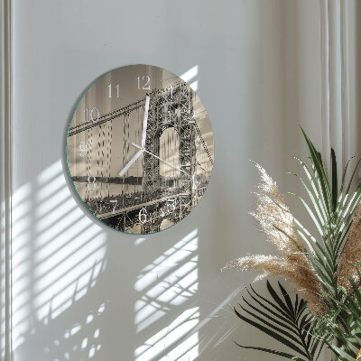 Horloge ronde Golden Gate