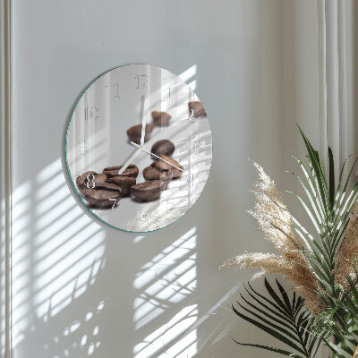 Horloge ronde Café en grains