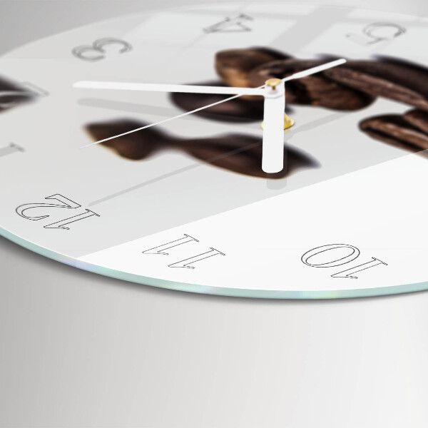 Horloge ronde Café en grains