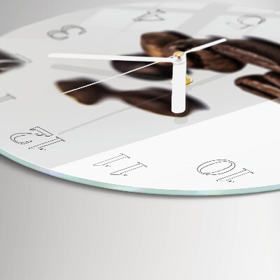 Horloge ronde Café en grains