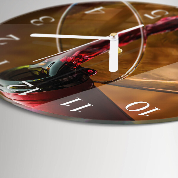 Horloge ronde Vin