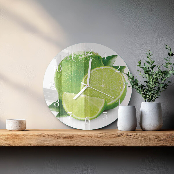 Horloge ronde Carbonate de calcium