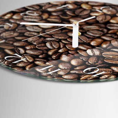 Horloge ronde Café en grains
