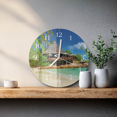 Horloge ronde Île