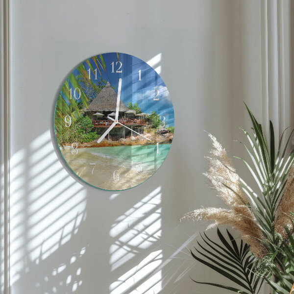 Horloge ronde Île