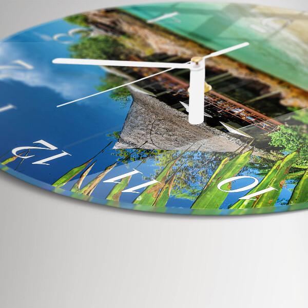 Horloge ronde Île