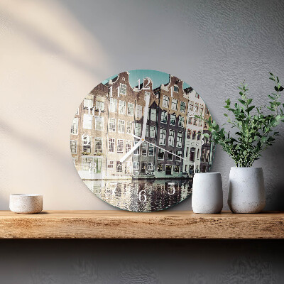 Horloge ronde Maisons