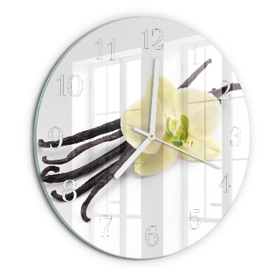 Horloge ronde Vanille