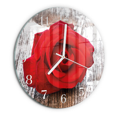 Horloge ronde Rose