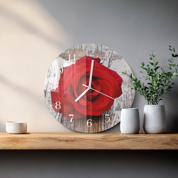 Horloge ronde Rose